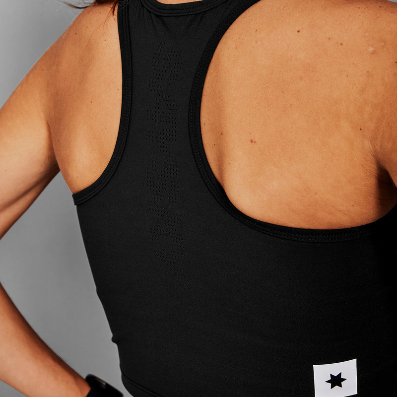 Saysky Flow Race Crop Top Black 901 LWRSB61C901