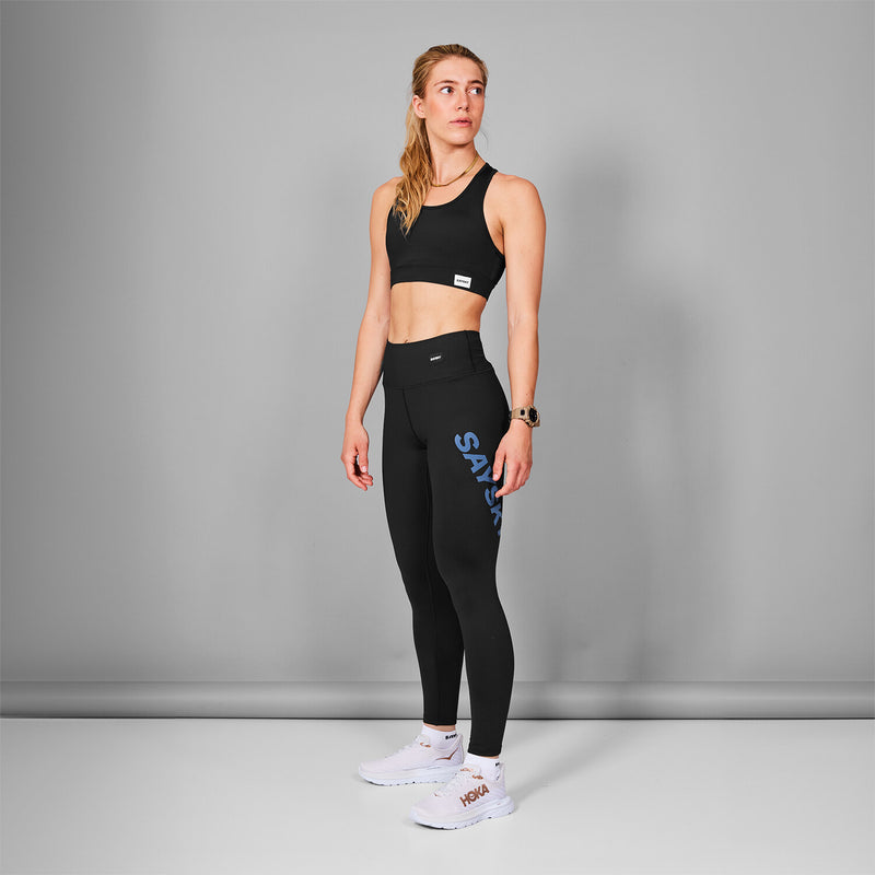 Saysky Logo Pace+ Tights Black 901 MWRLT01C901