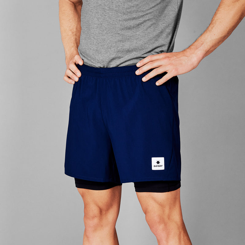 Saysky 2 in 1 Pace Shorts 5'' Blue 201 XMRSH20C201