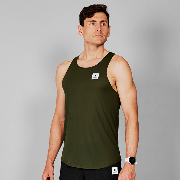 Saysky Clean Flow Singlet Green 301 XMRSI60C301