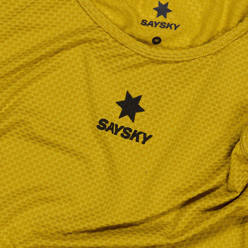 Saysky Mesh Base Layer Singlet Yellow 409 MMRBL31C409