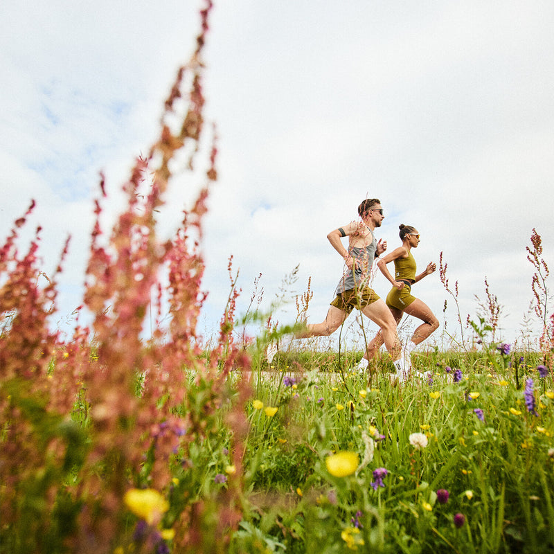 Saysky Flow Race Crop Top Green 310 MWRSB61C310