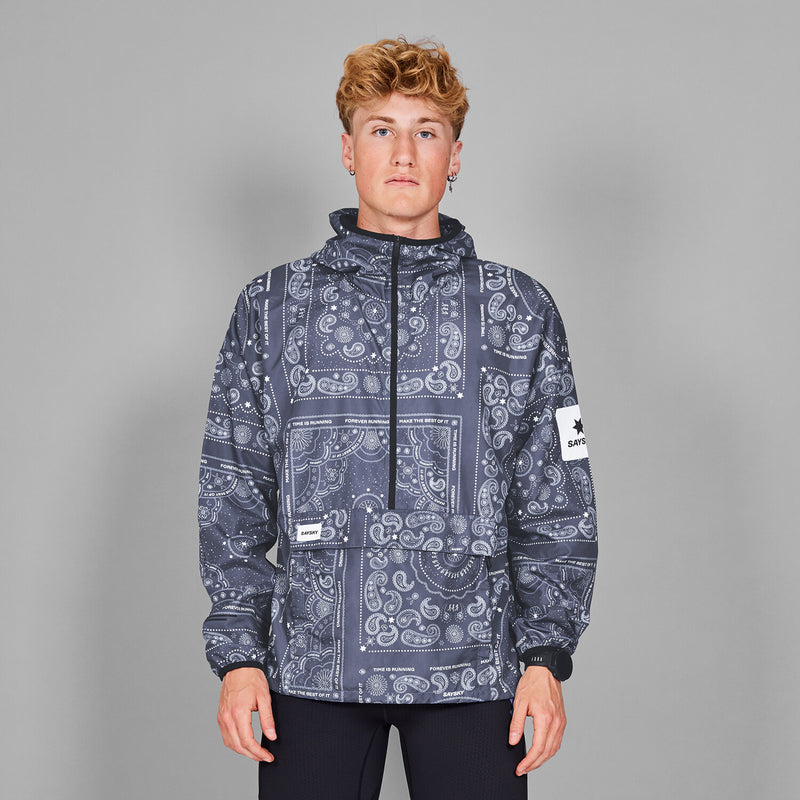 Saysky Paisley Pace Anorak Blue Paisley 1020 MMRJA05C1020
