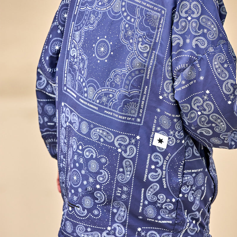 Saysky Paisley Pace Anorak Blue Paisley 1020 MMRJA05C1020