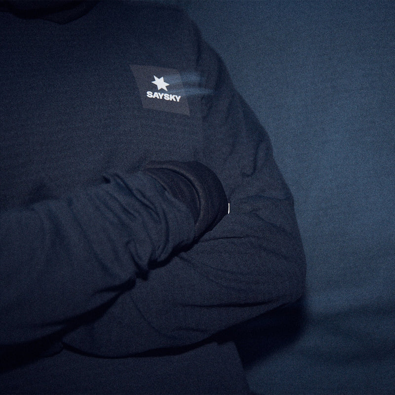 Saysky Blaze Long Sleeve Light Fleece Black 9001 KWRFL02C9001