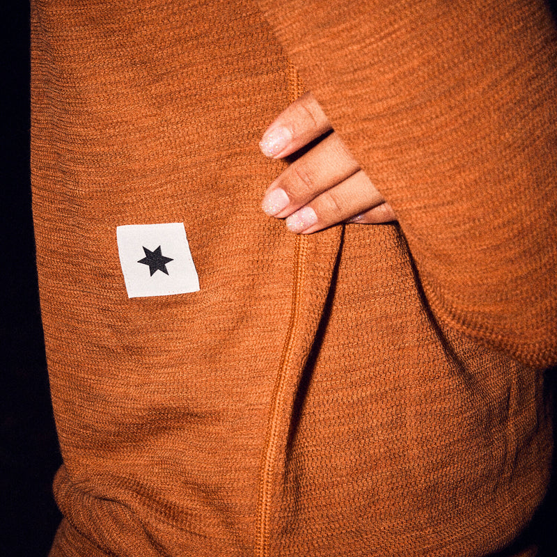 Saysky Merino 195 Blaze Long Sleeve Orange 4005 MMRLS41C4005