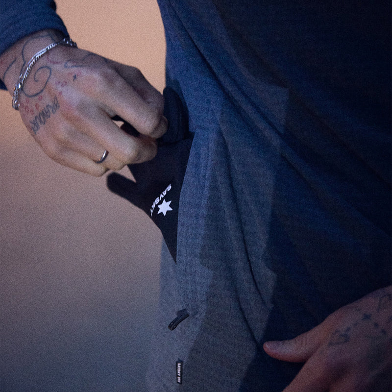 Saysky Blaze Half Zip Light Fleece Blue 2009 MWRFL03C2009