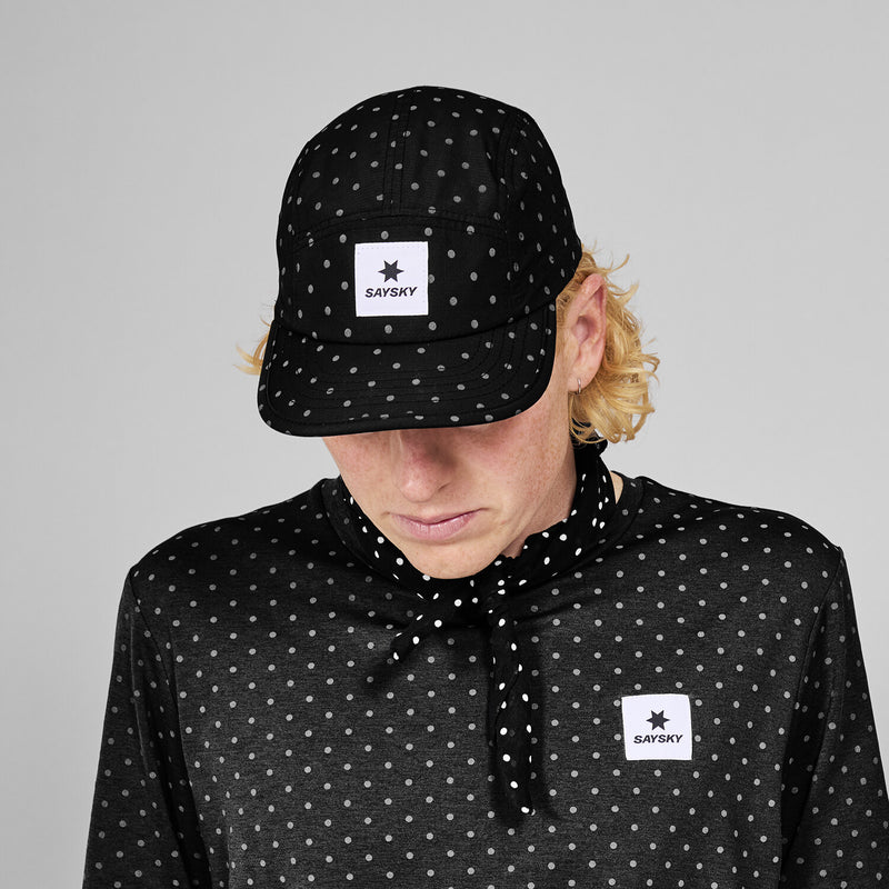 Saysky Combat Reflective Cap Black Reflective Polka 1018 MUACA103C1018