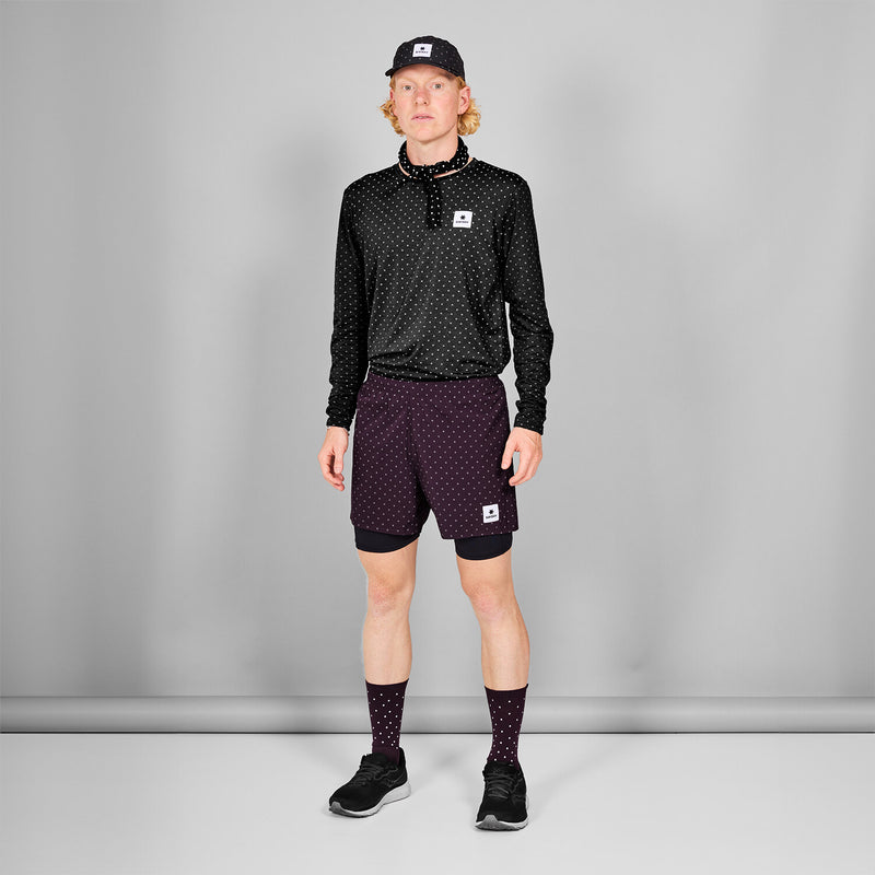 Saysky Combat Reflective High Socks Purple 708 MUASO302C708