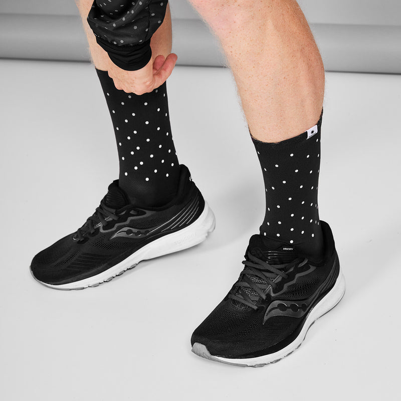 Saysky Combat Reflective High Socks Black 901 MUASO302C901