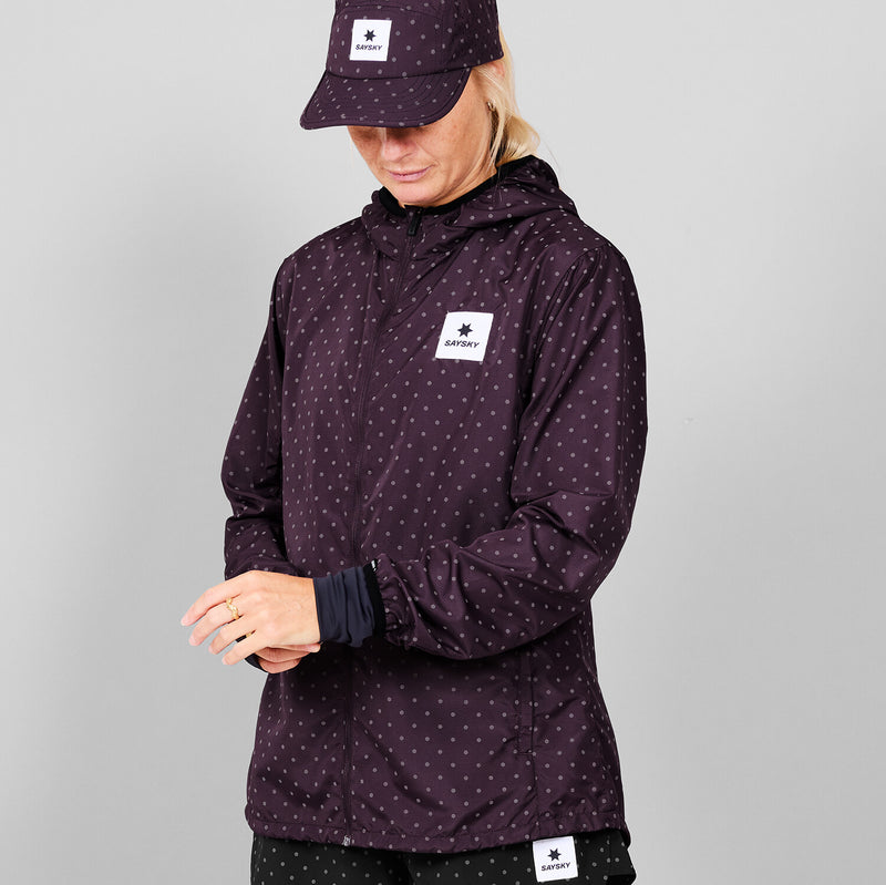 Saysky Reflective Polka Blaze Jacket Purple 1022 MWRJA01C1022