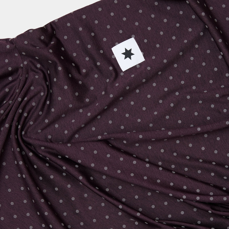 Saysky Reflective Polka Pace Long Sleeve Purple 1022 MMRLS02C1022