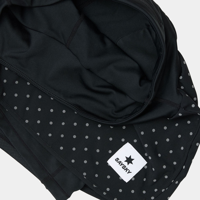 Saysky Reflective Polka 2 In 1 Pace Shorts 3" Black Reflective Polka 1018 MWRSH01C1018