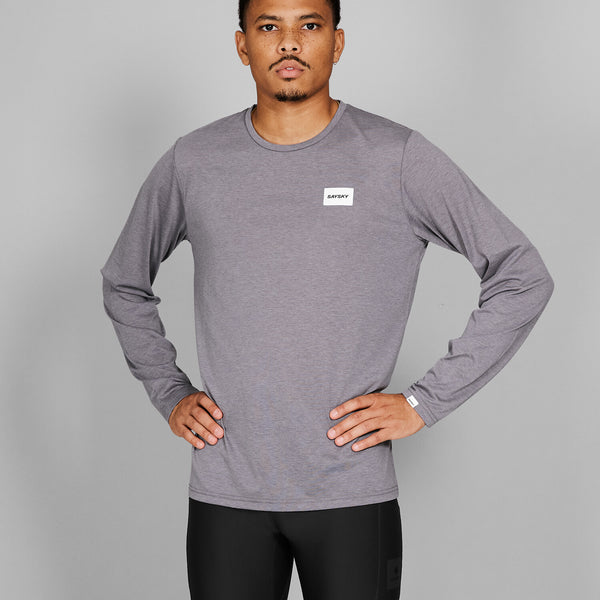 Saysky Clean Motion Long Sleeve Grey 6007 NMRLS51C6007