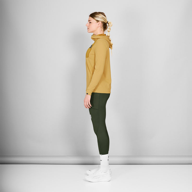 Saysky Combat Half Zip Fleece Hoodie Yellow 414 NWRHO30C414