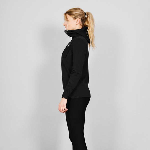 Saysky Combat Half Zip Fleece Hoodie Black 901 NWRHO30C901