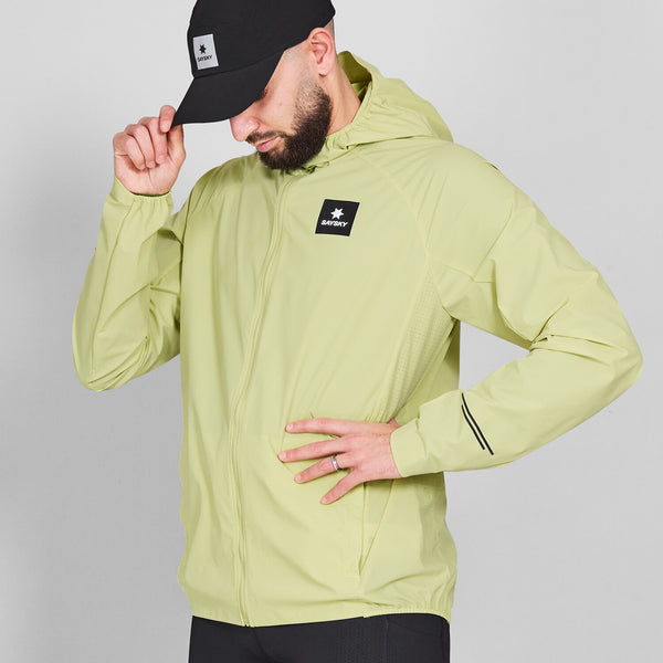 Saysky Clean Pace Flex Hooded Jacket Green 312 NMRJA20C312