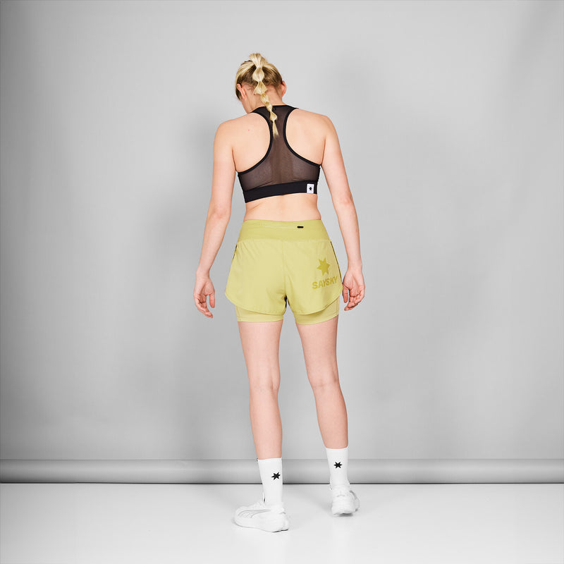 Saysky 2 in 1 Pace Shorts 3'' Green 312 NWRSH23C312