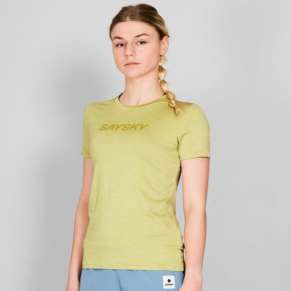 Saysky Logo Pace T-Shirt Green 3008 NWRSS20C3008