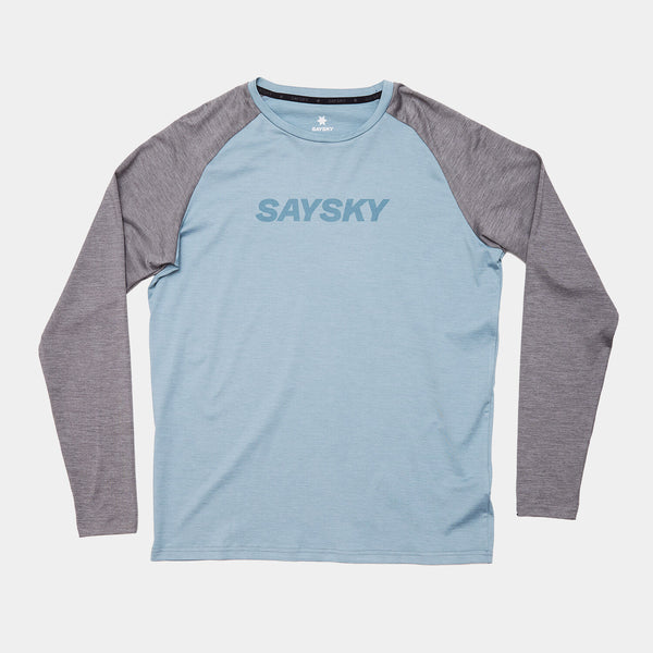Saysky Logo Pace Long Sleeve Blue 2010 NMRLS21C2010