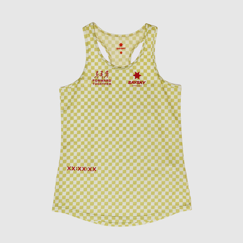 Saysky Checker Combat Singlet Green Checker 1034 NWRSI31C1034