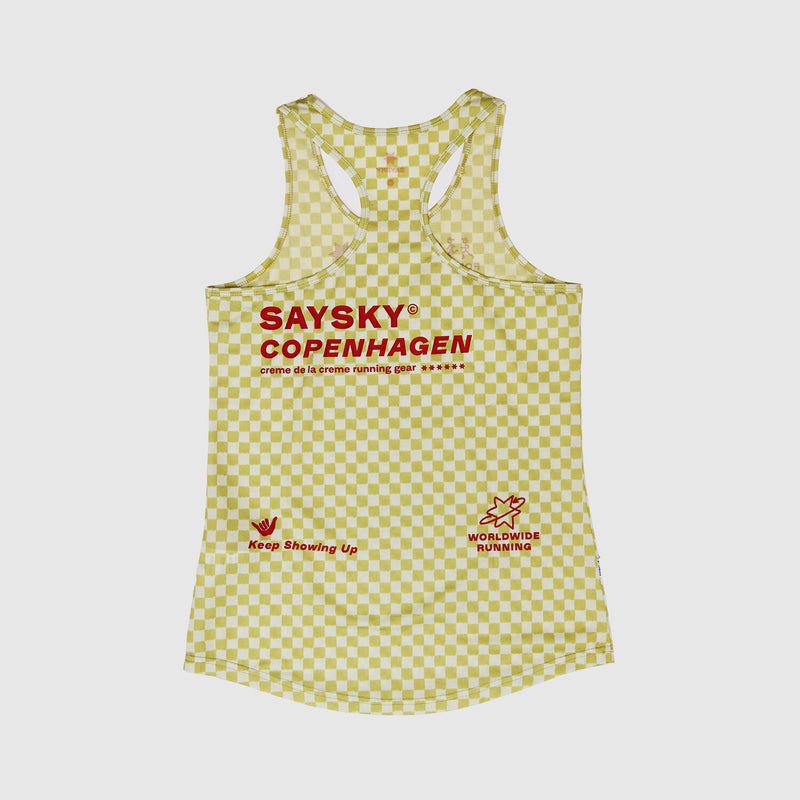 Saysky Checker Combat Singlet Green Checker 1034 NWRSI31C1034