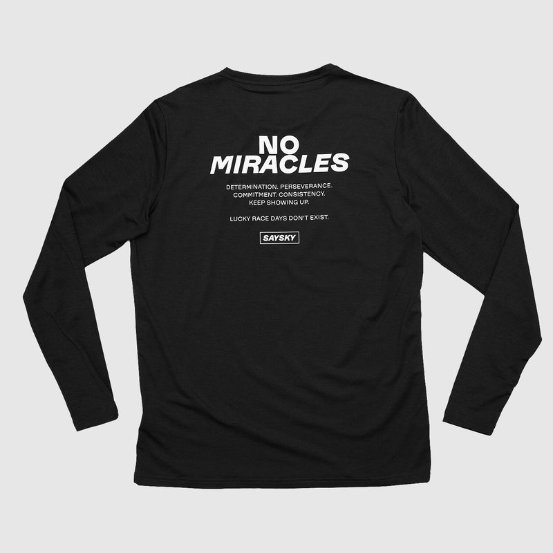 Saysky Statement Pace Long Sleeve Black 9001 NMRLS22C9001
