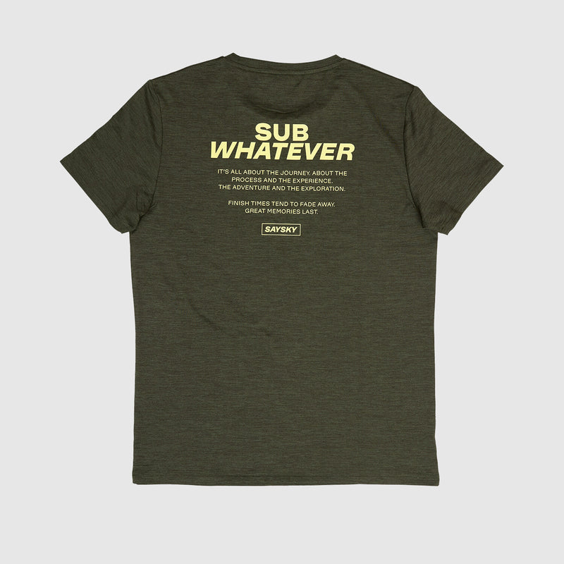 Saysky Statement Pace T-Shirt Green 3001 NMRSS21C3001