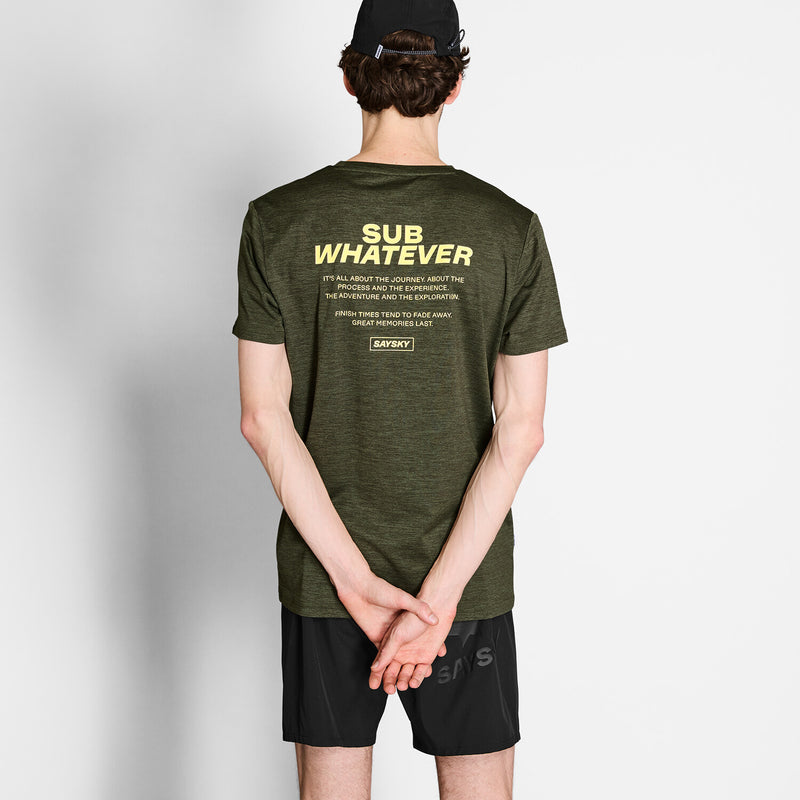 Saysky Statement Pace T-Shirt Green 3001 NMRSS21C3001