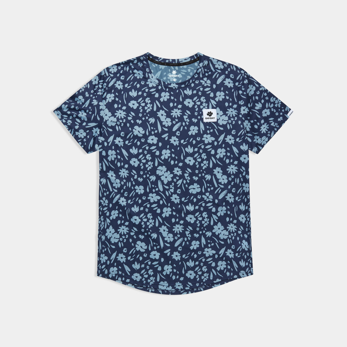 Saysky Flower Combat T-Shirt Blue Flower 1065 SM25012