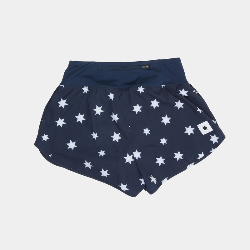 Saysky Star Pace Shorts 3" Blue/White Stars 1028 NWRSH24C1028