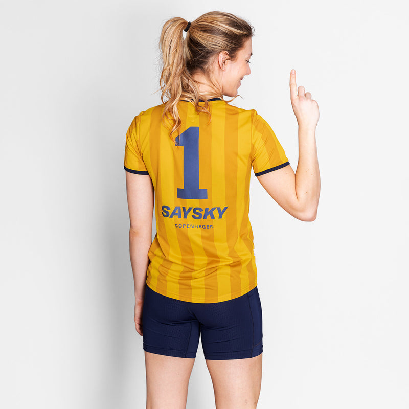 Saysky Combat T-shirt Yellow Stripes 008 NWRSS31C008