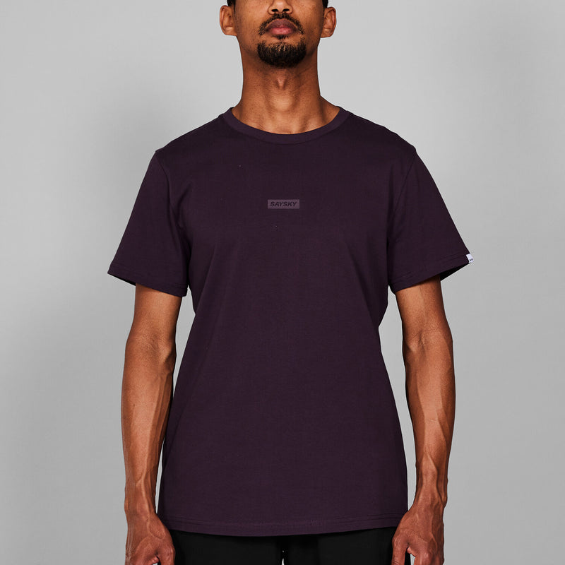Saysky Everyday T-shirt Purple 708 XMLSS70C708