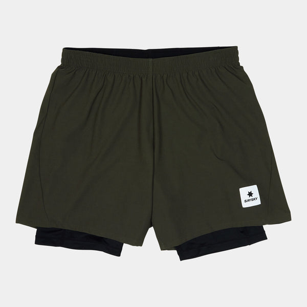 Saysky 2 in 1 Pace Shorts 5'' Green 301 XMRSH20C301