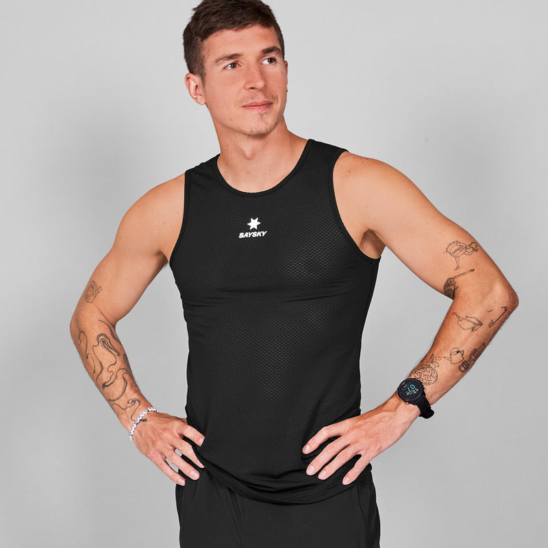 Saysky Mesh Base Layer Singlet Black 901 XMRBL31C901