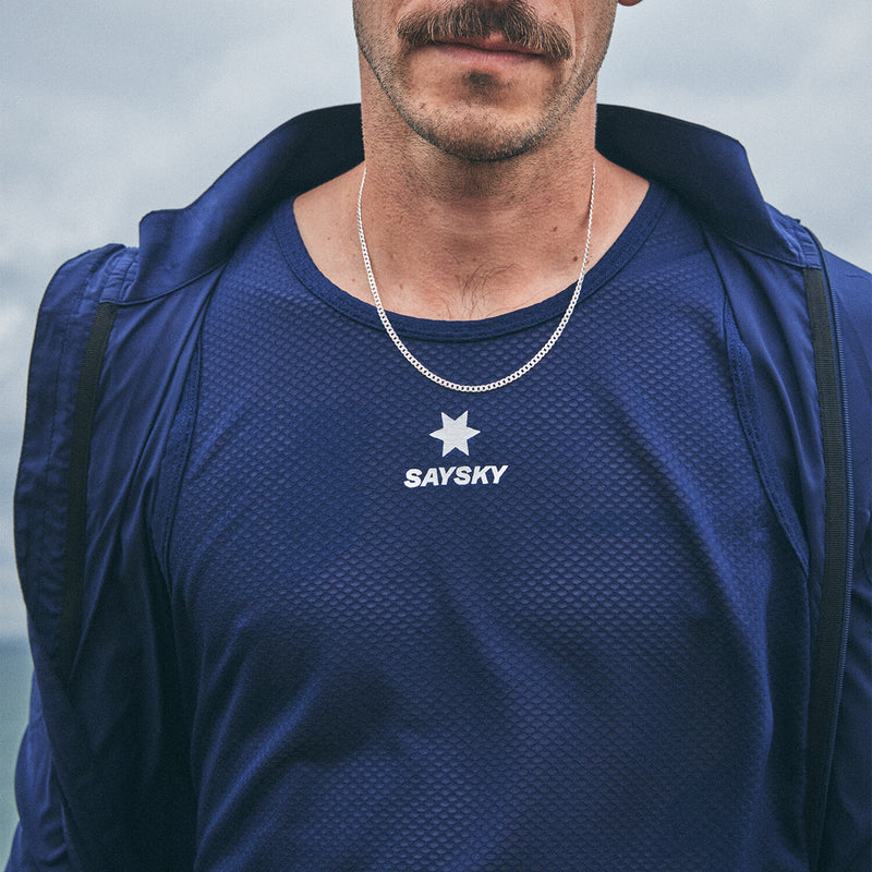 Saysky Mesh Base Layer Long Sleeve Blue 201 XMRBL32C201