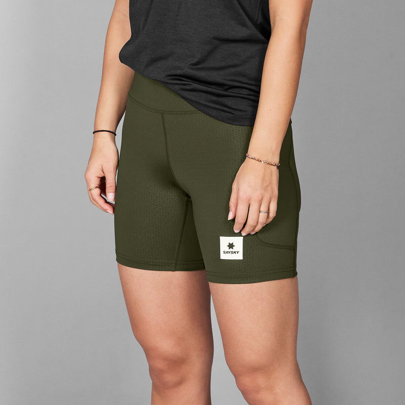 Saysky Combat+ Short Tights 7'' Green 301 XWRST30C301