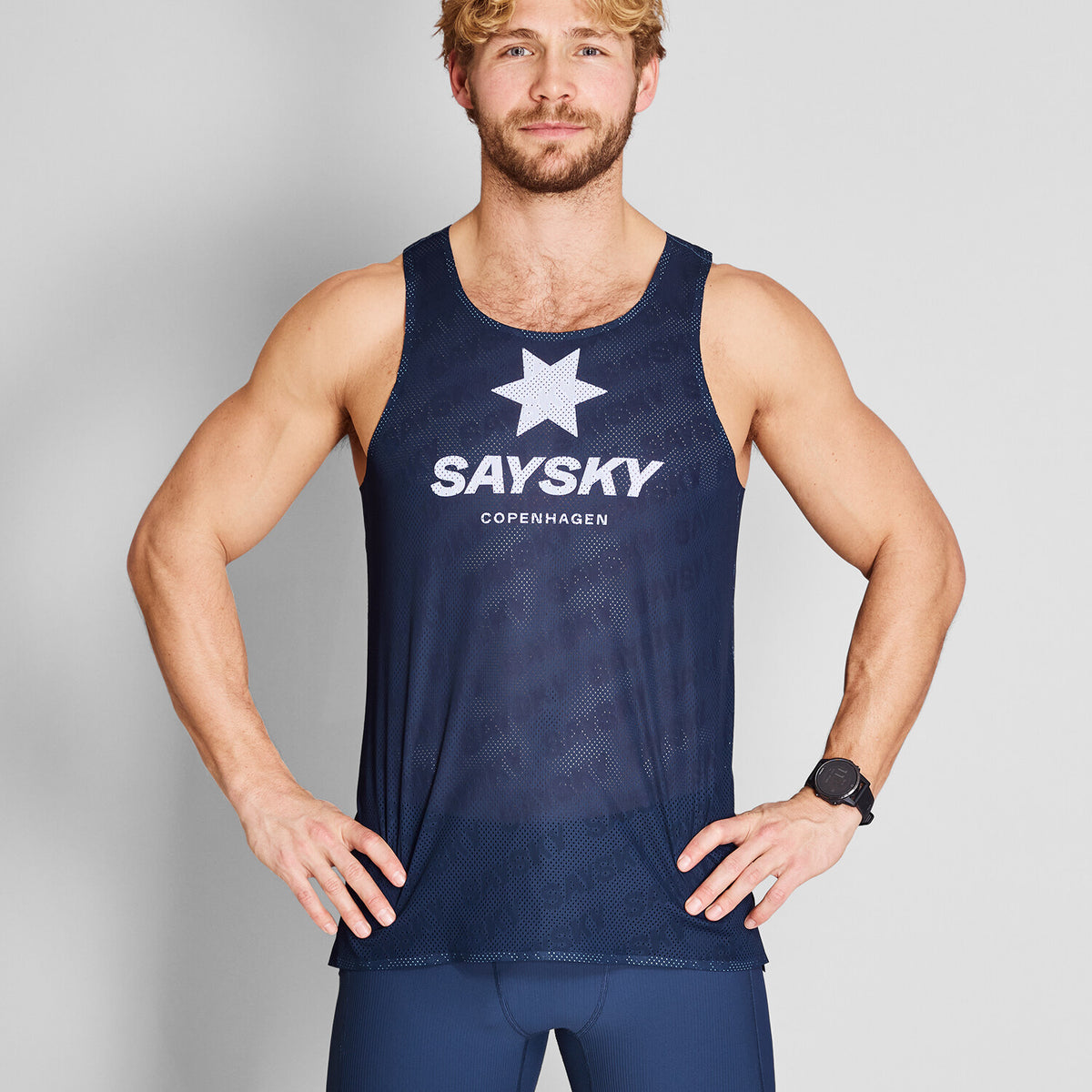 Saysky Flow Air Singlet Blue 201 NMRSI62C201