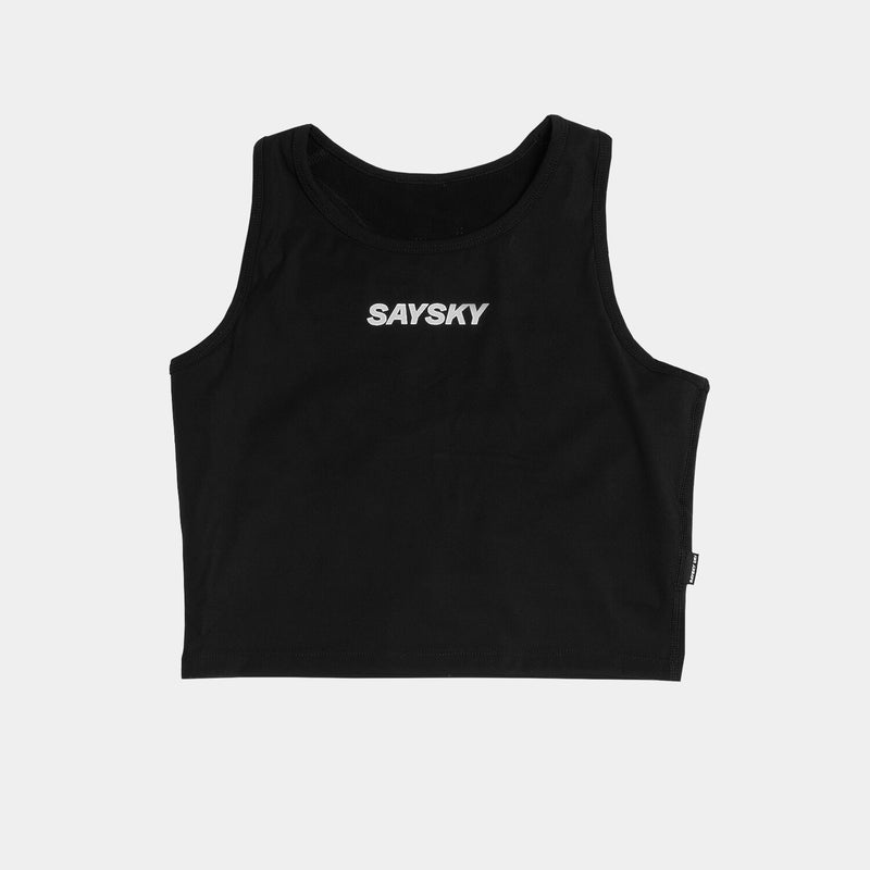 Saysky Flow Race Crop Top Black 901 XWRSB61C901
