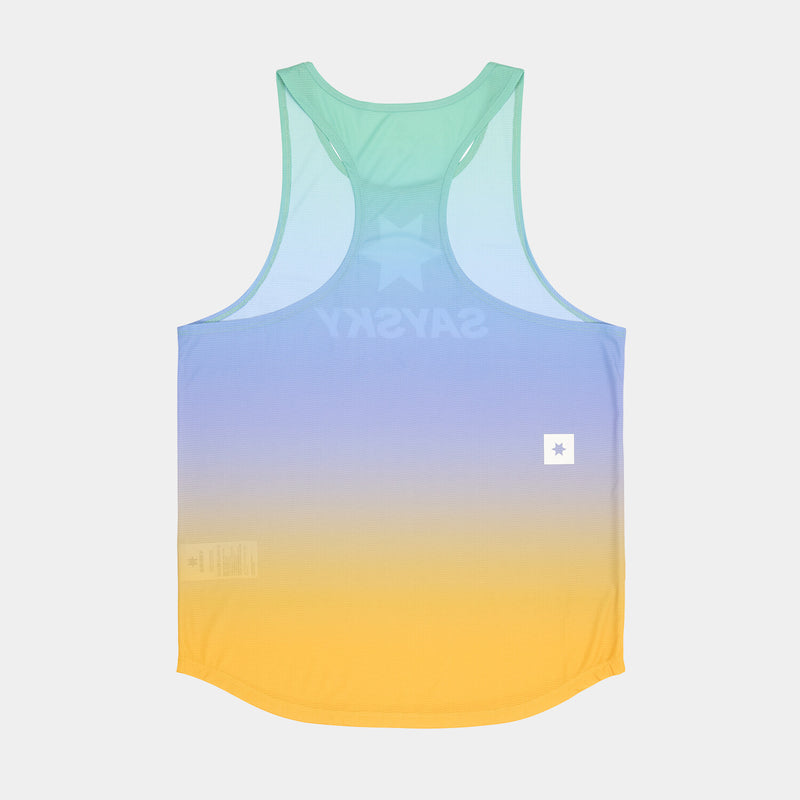 Saysky Drip Dye Flow Singlet Purple/Green/Yellow Drip Dye 1033 NMRSI60C1033