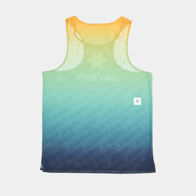 Saysky Drip Dye Flow Air Singlet Blue/Yellow/Green Drip Dye 1032 NMRSI62C1032