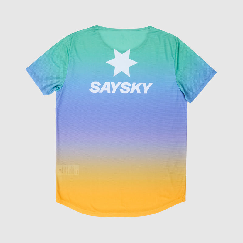 Saysky Drip Dye Flow T-Shirt Purple/Green/Yellow Drip Dye 1033 NMRSS60C1033