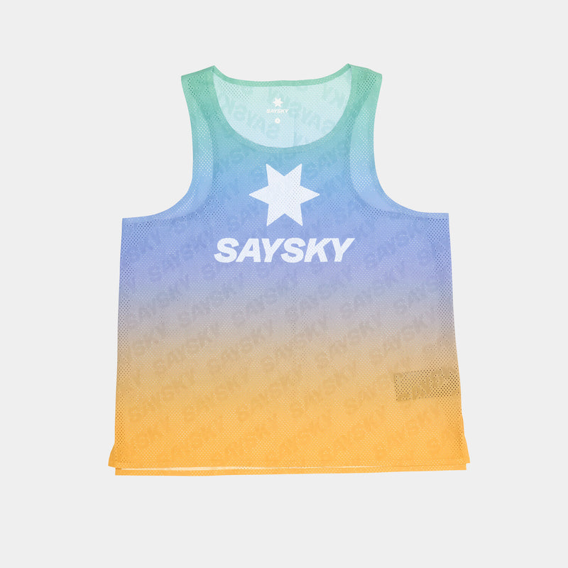 Saysky Drip Dye Flow Air Singlet Purple/Green/Yellow Drip Dye 1033 NWRSI62C1033