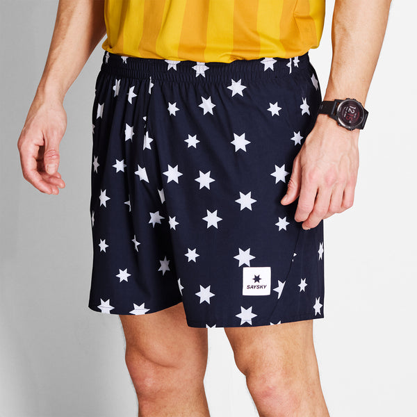 Saysky Star Pace Shorts 5'' Blue/White Stars 1028 NMRSH21C1028