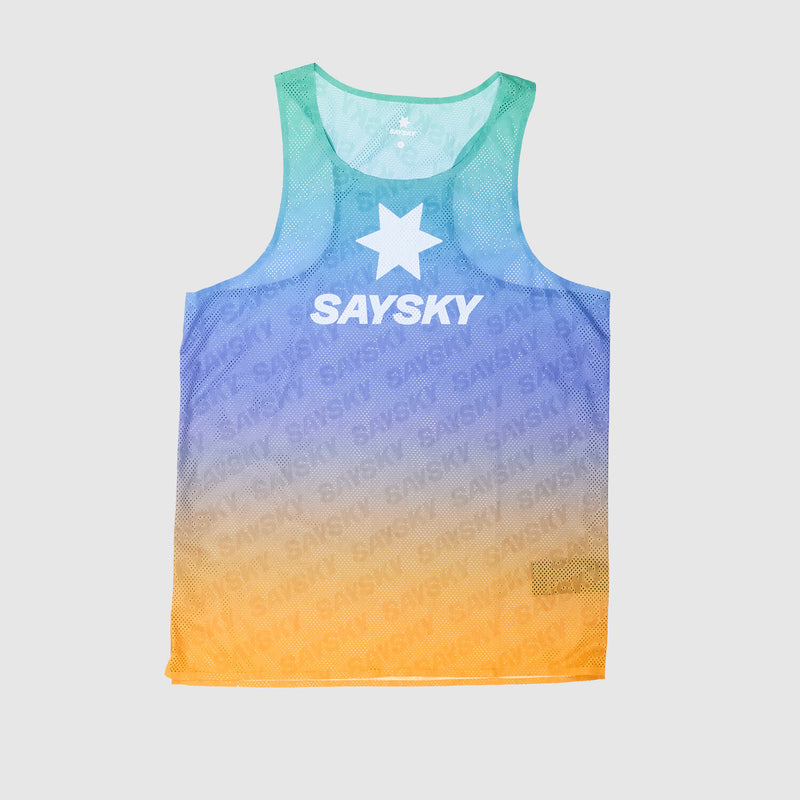 Saysky Drip Dye Flow Air Singlet Purple/Green/Yellow Drip Dye 1033 NMRSI62C1033