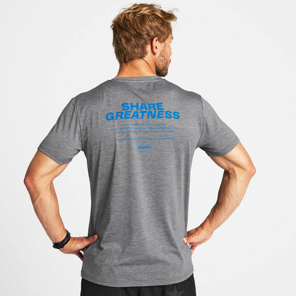 Saysky Statement Pace T-Shirt Grey 6004 OMRSS21C6004