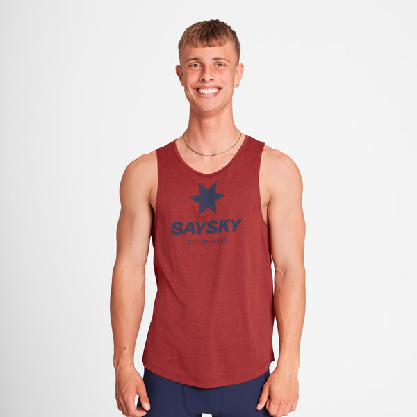 Saysky Logo Combat Pro Singlet Red 5007 OMRSI30C5007