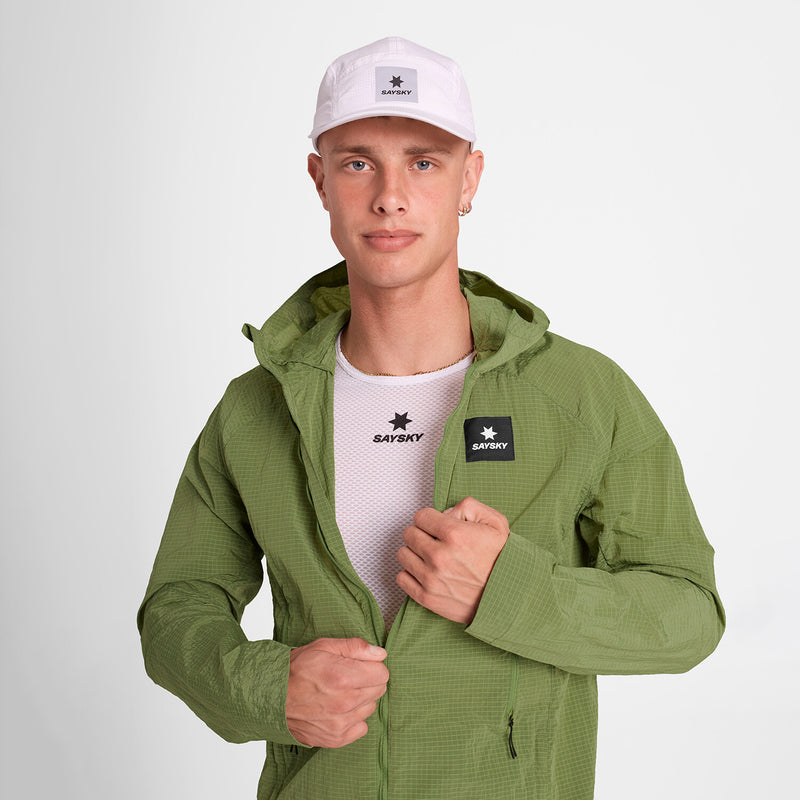 Saysky Clean Pace Shield Jacket Green 313 OMRJA30C313
