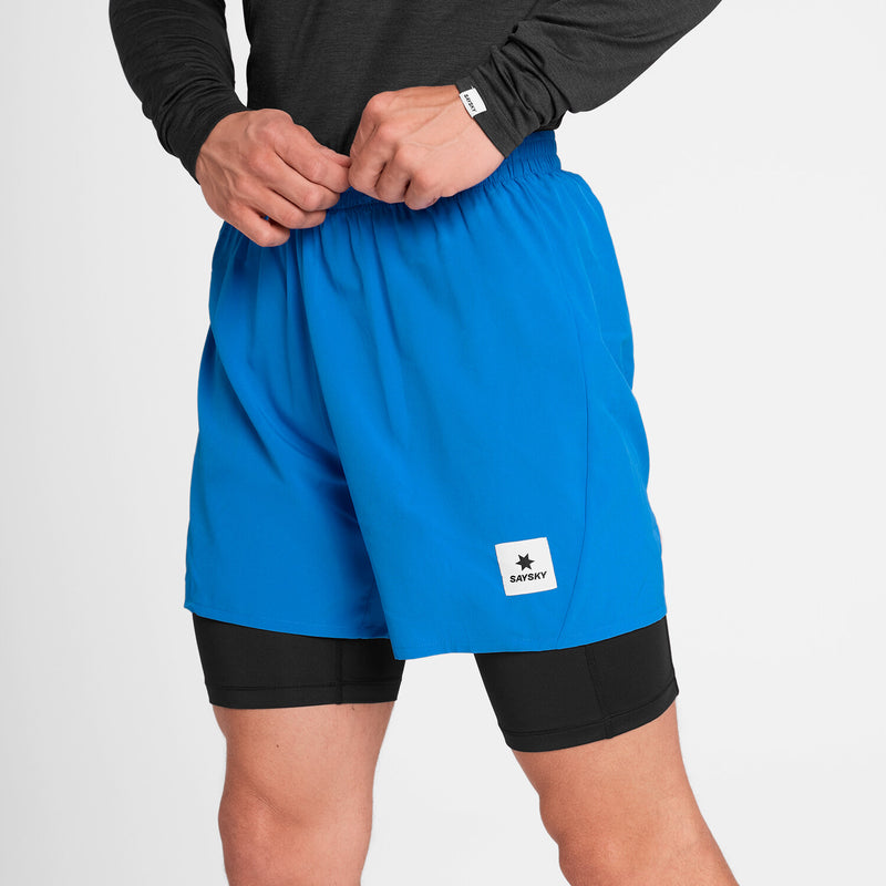 Saysky 2 in 1 Pace Shorts 5'' Blue 220 OMRSH20C220