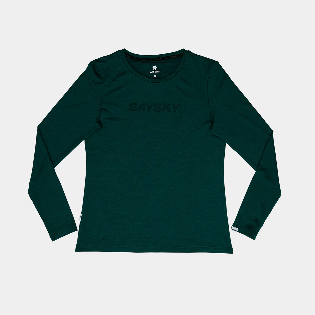 Saysky Logo Pace Long Sleeve Green 3010 OWRLS20C3010